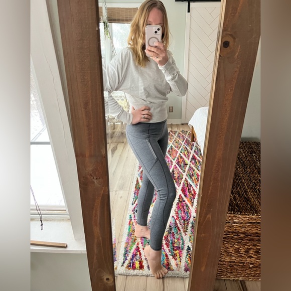 Athleta Rainier heathered tight size XS grey - Picture 3 of 9